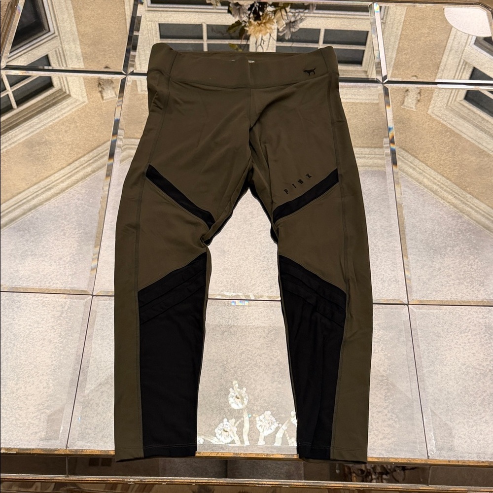 Victoria's Secret Olive and Black Joggers